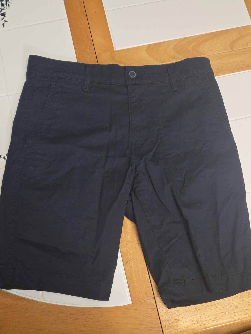 Levi's Navy Flat-Front Men's Shorts